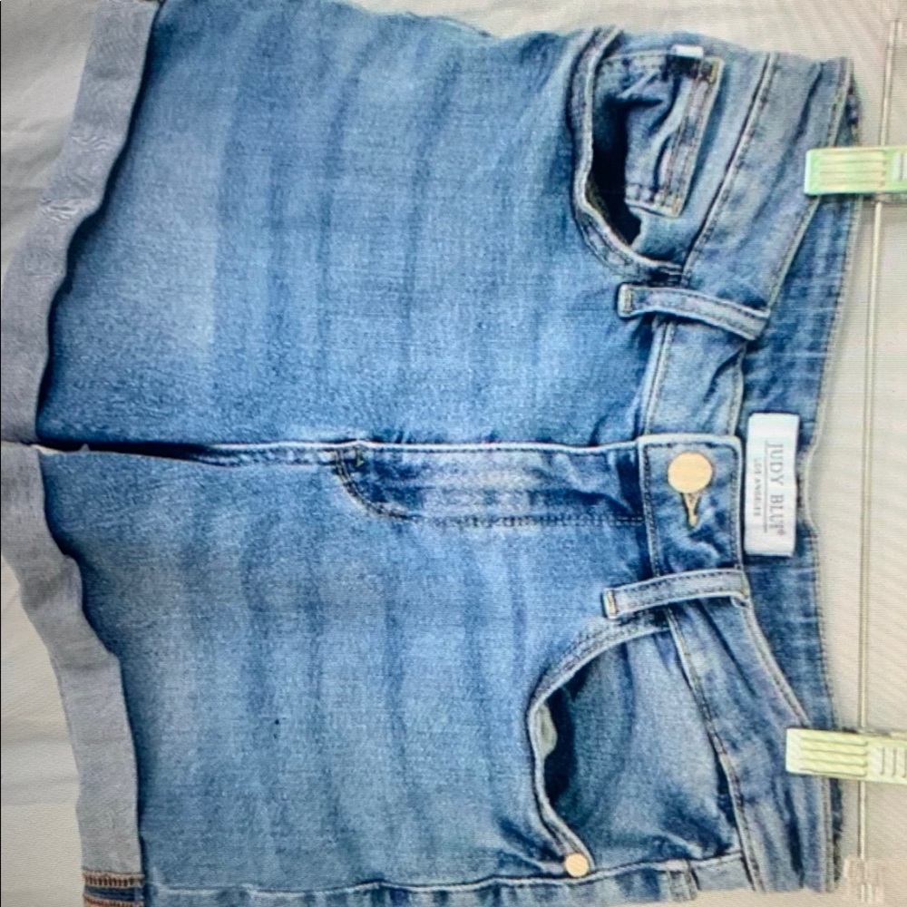 Women's Blue Denim Shorts